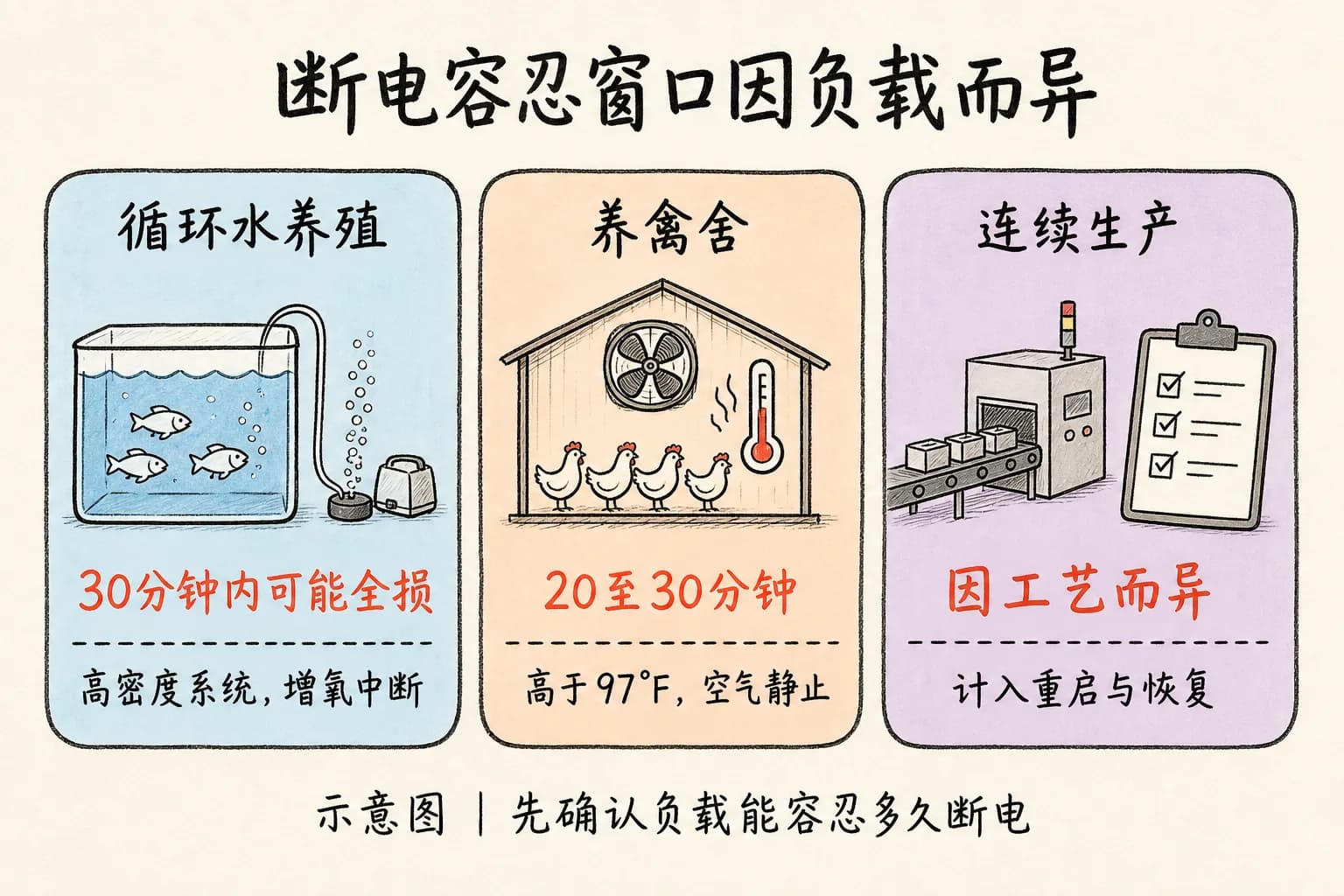 什么时候把柴油发电机列入备用电源计划