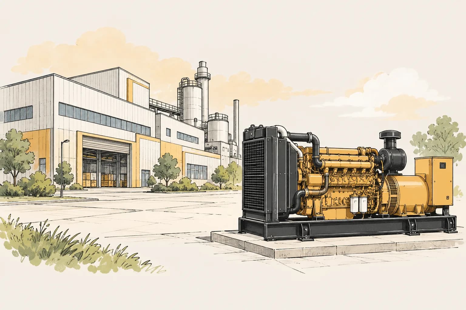 600 kW 柴油发电机组选型：整机型谱核对与单机/并机决策边界