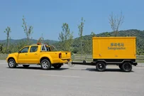 多地点巡回作业移动拖车型发电机组